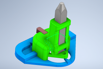 Metal stamp holder